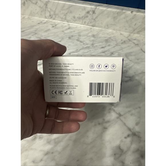 Michael Todd Sonicsmooth Pro+ Sonic Dermaplaning and Facial Hair/Open Box/NEW - Picture 16 of 16